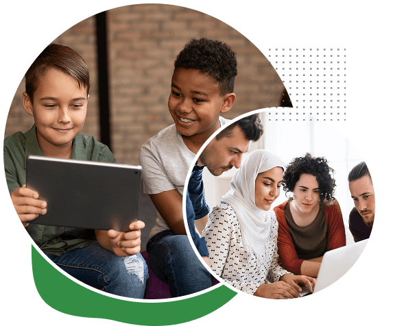 Students learning